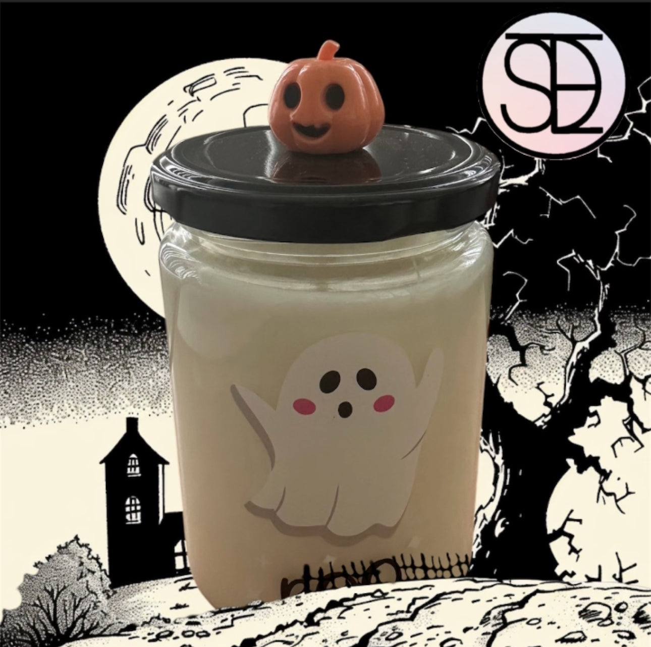 Vela Aromática de Cera de Soya edición Halloween 🎃👻